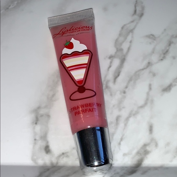 Sealed Strawberry Parfait LIPLICIOUS LIP GLOSS - Picture 1 of 7